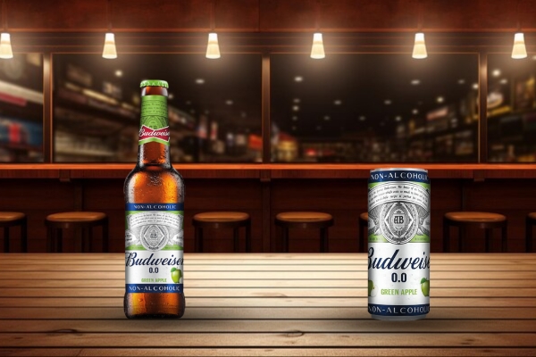 Budweiser Non-Alcoholic Green Apple