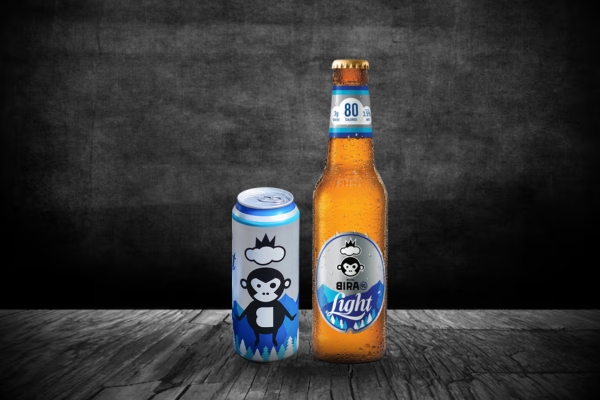 Bira 91 Light Low-Calorie Lager Bottle and Can