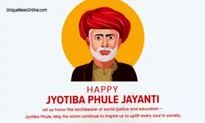 Jyotiba Phule Jayanti 2025 Quotes, Images, Messages, Wishes, Greetings, Status and Instagram Captions