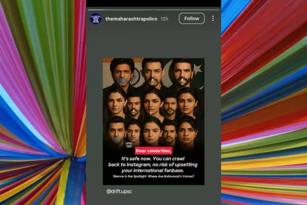 "No risk of upsetting your international fanbase" Mumbai Police Takes Dig At Bollywood's Silence on Pahalgam Attack With Instagram Story