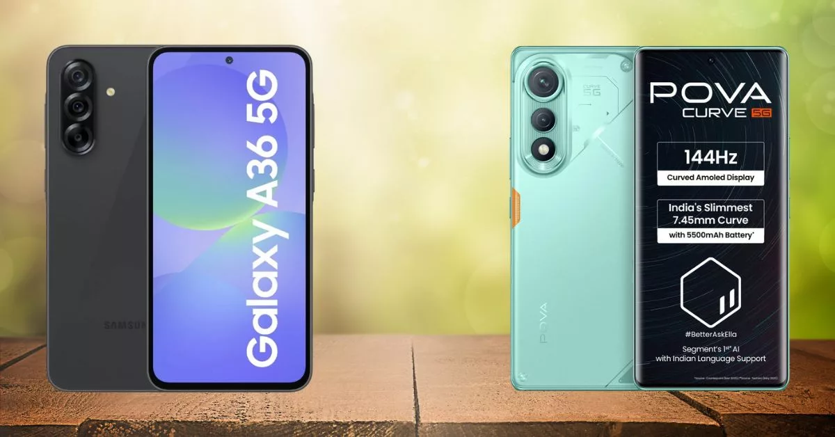 Samsung Galaxy A36 vs Tecno Pova Curve 5G