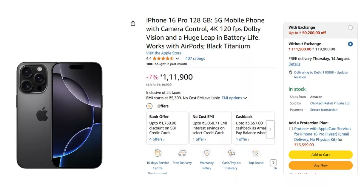 iPhone 16 Pro Discount