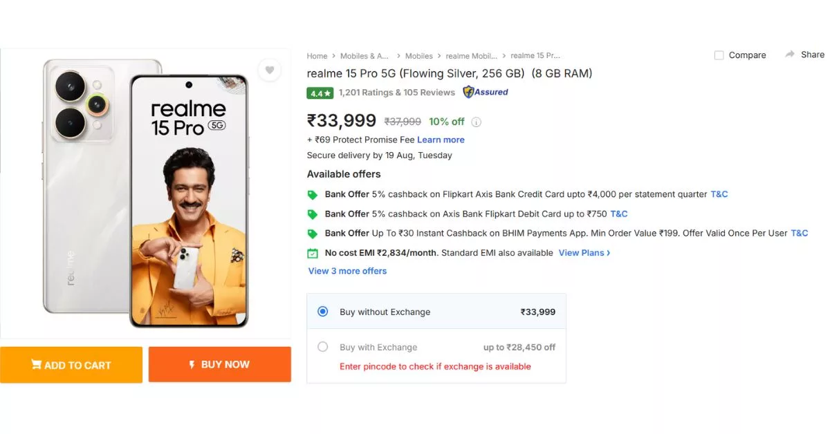 Realme 15 Pro 5G Discount