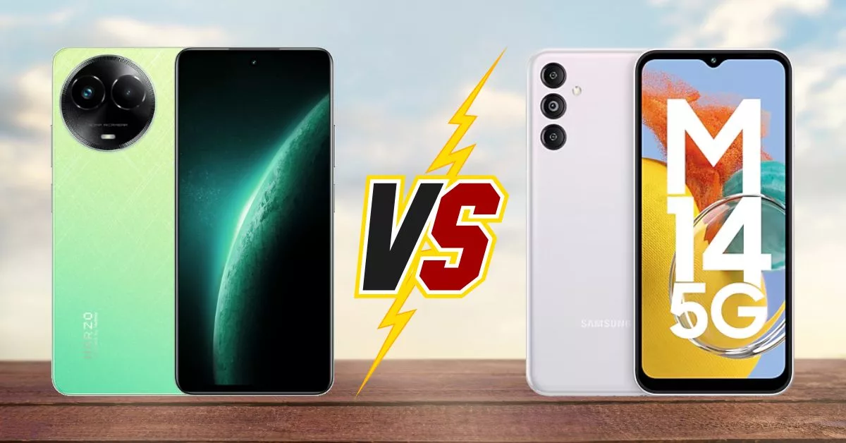 Samsung Galaxy M14 5G vs Realme Narzo 60x 5G