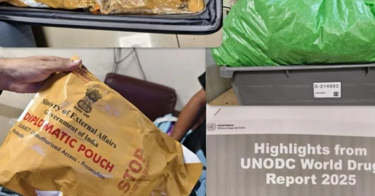 Smuggler Uses Fake MEA Diplomatic Pouch to Sneak Rs 14.73 Crore Worth of Weed into Mumbai