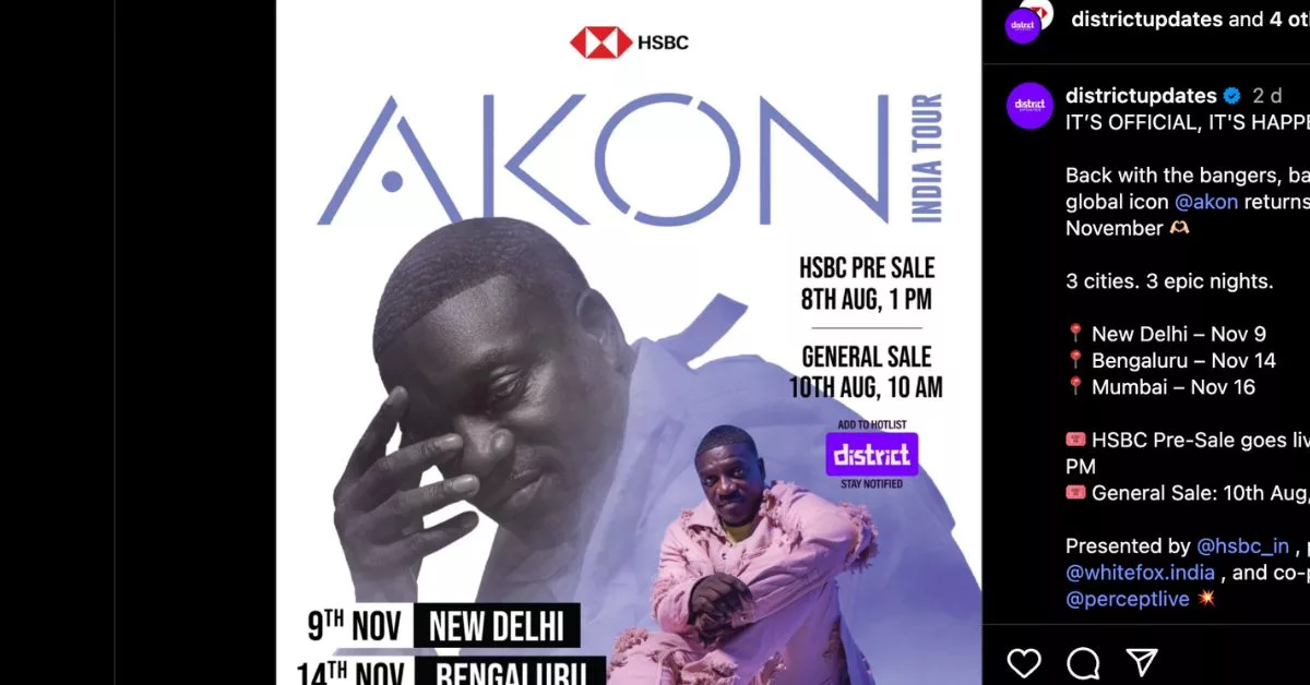 Akon Mumbai Concert 2025: Tickets, Venue, Booking Info and More You Need to Know