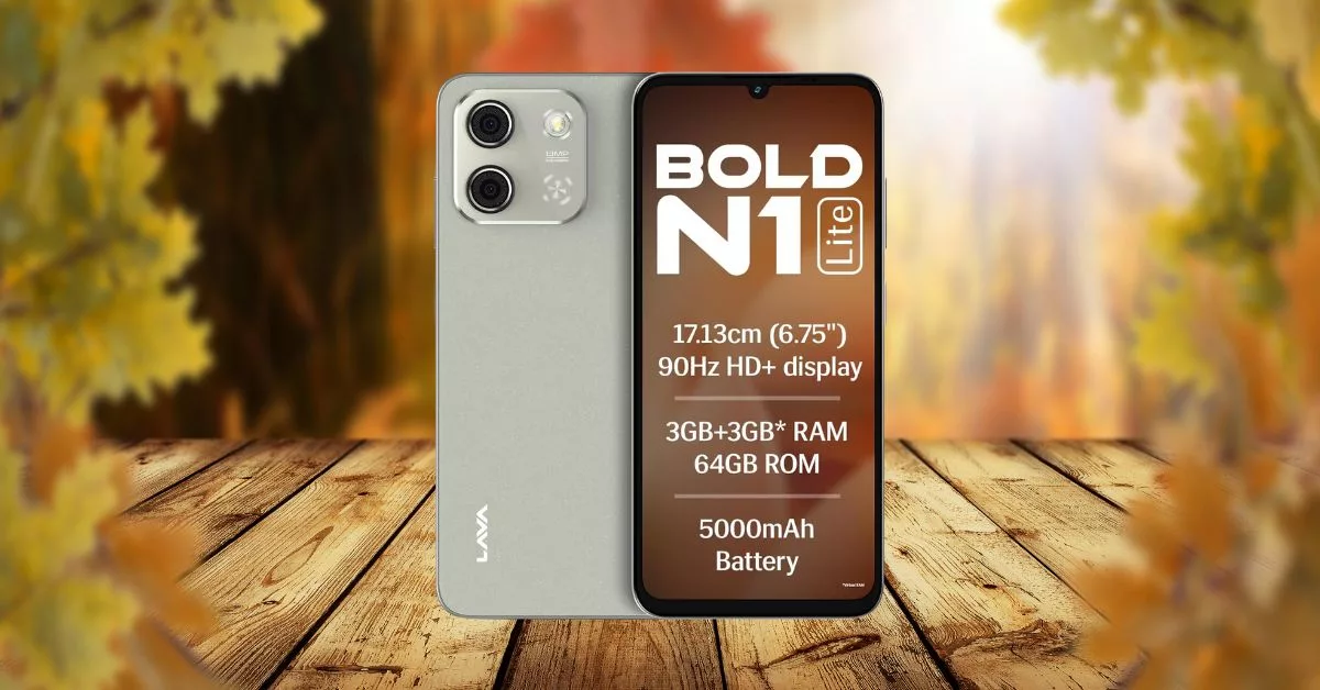 Lava Bold N1 Lite now available on Amazon with a 15% discount for Rs 5,698