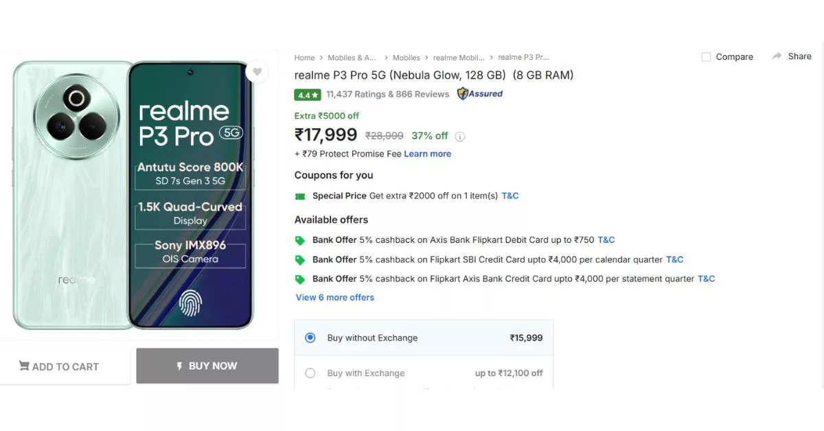 Realme P3 Pro 5G Specs
