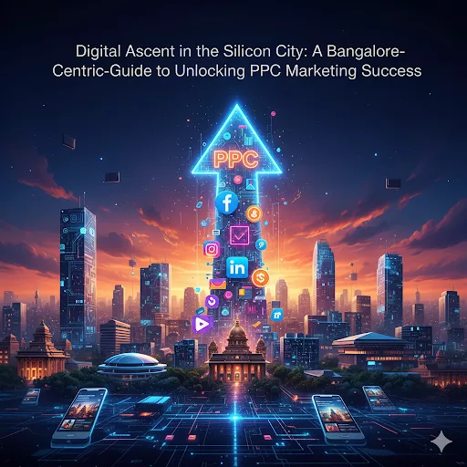 marketer analyzing PPC campaign performance for a Bangalore-based business