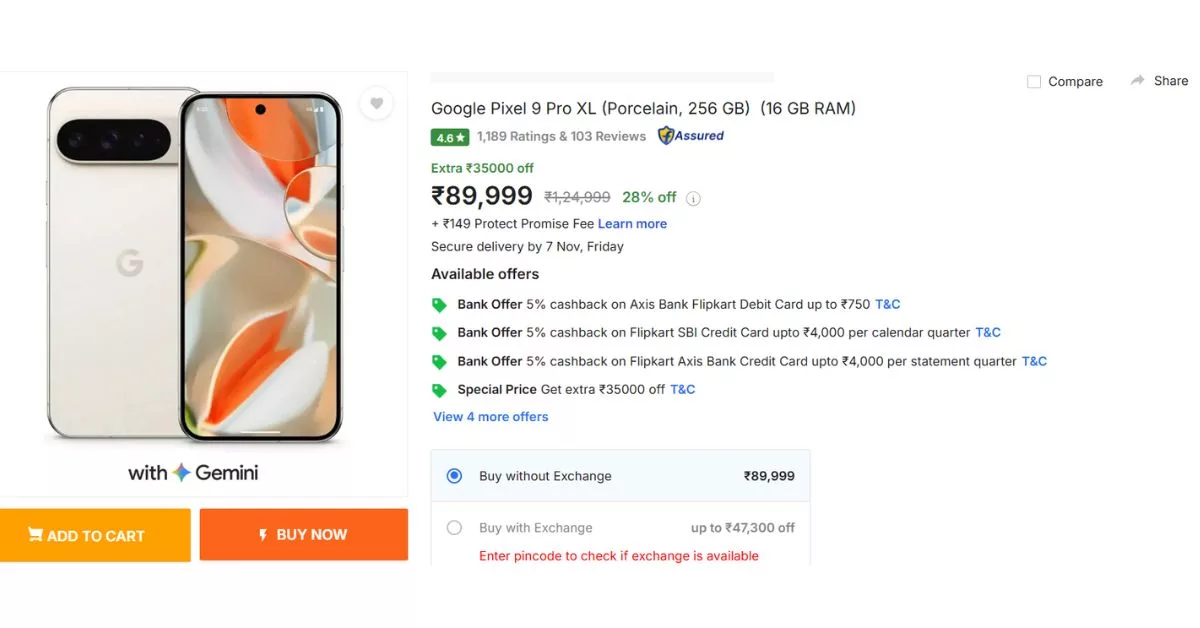 Google Pixel 9 Pro XL Discount