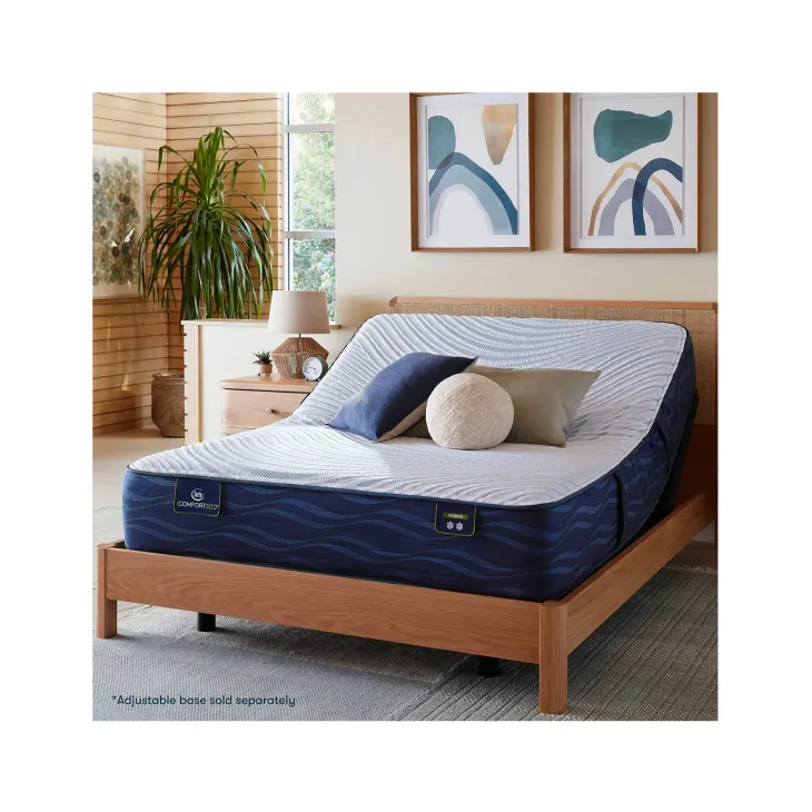 Couple testing a memory foam mattress designed for motion isolation