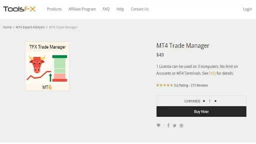 TFX Trade Manager EA