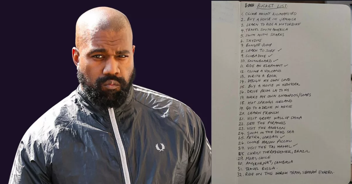 Viral ‘Kanye West Bucket List’ Debunked by Rapper as Fake, Sparks Social Media Debate