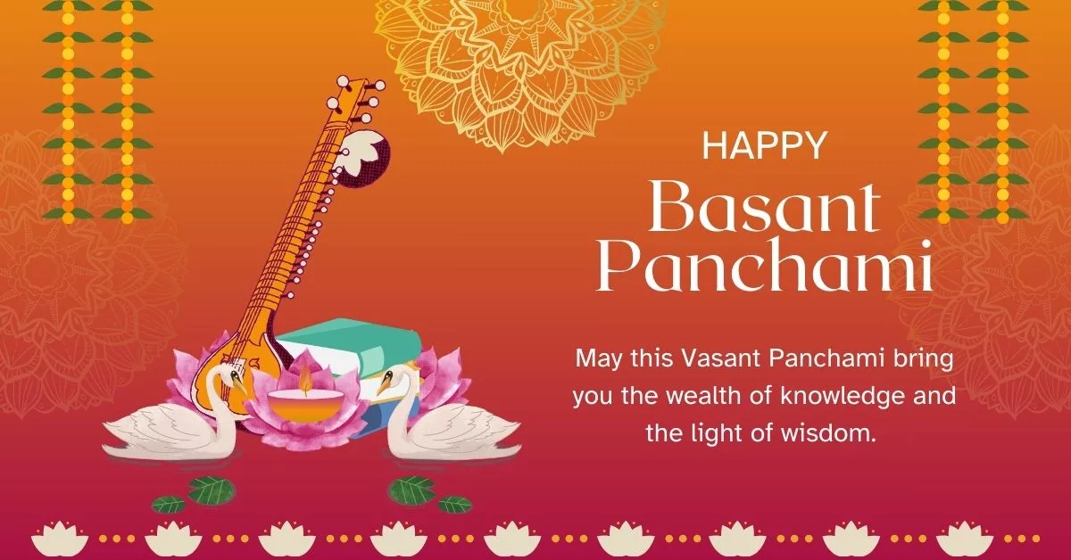Happy Basant Panchami 2026 Instagram Captions, Twitter Images, Facebook Messages, Reddit Greetings and WhatsApp Status Video Download