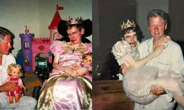 Are the Viral Stephen Hawking “Princess Dress” and Bill Clinton Photos Real? Fact Check on Epstein File Claims
