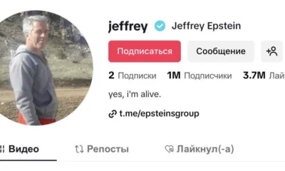 Verified TikTok Account in Jeffrey Epstein’s Name Sparks Wild Speculation Online